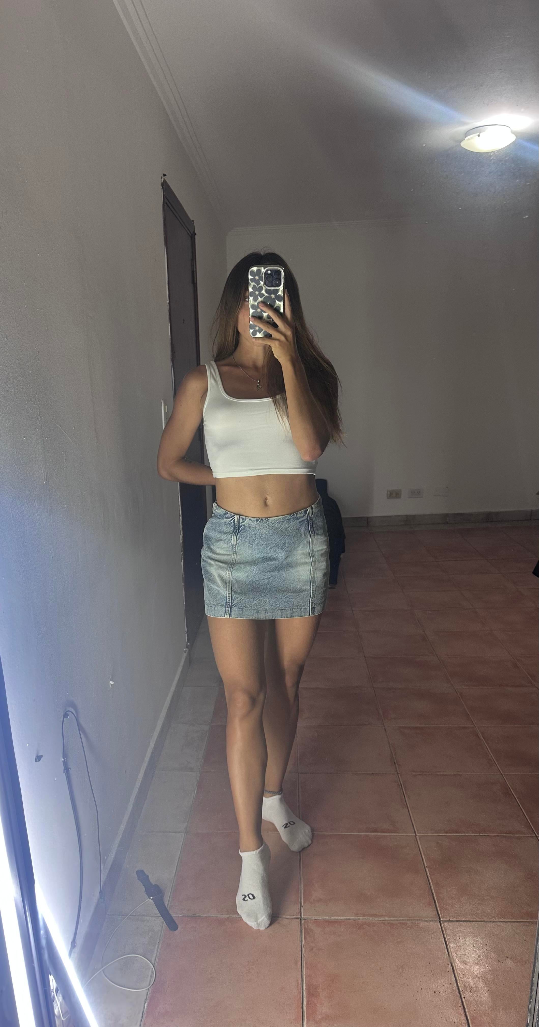 I never wear anything underneath its more fun